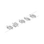 Sady - P 94420 LED lankový systém MacLED základní sada 5x4,5W 3000K 230/12V matný chrom/chrom - PAULMANN - foto 6
