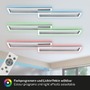 Hranatá - BRILO 3754-019 RGB CCT LED stropní svítidlo, 119,5 cm, 45 W, 4400 lm, hliník - BRILO - foto 6