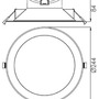 Kruhová - IMPR 565366 Deko-Light stropní vestavné svítidlo Acrux 195 220-240V AC/50-60Hz 26,00 W 3000/4000/6000 K 2670 lm bílá RAL 9016 - foto 6