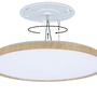 Kruhová - P 71260 LED Panel Atria Shine IP44 kruhové 398mm 20,8W CCT design dřevo dub - PAULMANN - foto 6