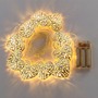 LED osvětlení na BATERIE - DLED ML01W DECOLED LED světelný řetěz na baterie, kovová srdce styl vintage, teple bílá, 10 diod, 2,5 m - foto 6