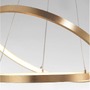 Kruhová - NV 8100281 Závěsné svítidlo LEON plátkovaný zlatý hliník a akryl nastavitelné LED 65W 230V 3000K IP20 stmívatelné - NOVA LUCE - foto 6