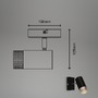 Bodová - BRI 2142015 Spot, 14,5 cm, 1x GU10, max. 9W, černá - BRILONER - foto 6