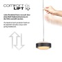 Vícečetná - LD 14132-18 Kolekce Schöner Wohnen, LED závěsné svítidlo ELMO černá, 3000K - JUST LIGHT - foto 6