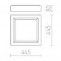 Sádrová - RED R12492 ATIKA stropní sádrová 230V E27 3x28W - RED - DESIGN RENDL - foto 6