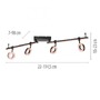 Bodová - LD 12076-18 LED stropní svítidlo Smarthome černá stmívatelné dálkový ovladač s aplikací Tuya RGB/2700-5000K - JUST LIGHT - foto 6