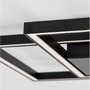 Hranatá - NV 9364037 Stropní svítidlo PORTO černá ocel hliník a akryl LED 19W 230V 3000K IP20 - NOVA LUCE - foto 6