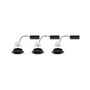 Kruhová - P 92457 LED vestavné svítidlo Nova Coin 3ks sada kruhové 84mm 50° 3x2,8W 230V 4000K černá mat - PAULMANN - foto 6