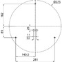 Kruhová - OS DEL56800 DELIA 2 stropní/nástěnné plastové svítidlo bílá IP54 4000 K 24W LED - OSMONT - foto 6