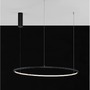 Kruhová - NV 9345605 Závěsné svítidlo TARQUIN černý hliník a akryl LED 48W 230V 3000K IP20 stmívatelné - NOVA LUCE - foto 6