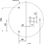 Kruhová - OS EDN59636 EDNA 2 stropní/nástěnné skleněné svítidlo bílá IP43 4000 K 15W LED DALI (původní kód OS 59636) - OSMONT - foto 6
