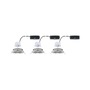 Kruhová - P 92456 LED vestavné svítidlo Nova Coin 3ks sada kruhové 84mm 50° 3x2,8W 230V 4000K kov kartáčovaný - PAULMANN - foto 6