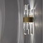 Dekorativní - NV 9695220 Nástěnné svítidlo CROWN saténový zlatý kov čirý křišťál (7 ks) G9 1x5W 230V IP20 bez žárovky - NOVA LUCE - foto 6