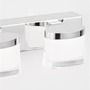 K zrcadlu - NV 9122331 Nástěnné svítidlo nad zrcadlo SABIA chrom hliník a akryl LED 15W 220-240V 3000K IP44 - NOVA LUCE - foto 6