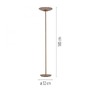 Stojací lampy - PN 594-97 LED stojací svítidlo Pure Moon dotykový stmívač 2700K bronz / tmavý amber - PAUL NEUHAUS - foto 6