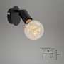 Bodová - BRI 2868-015 Bodové svítidlo pr. 10 cm 1x E27 60W černá - BRILONER - foto 6