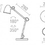 Stolní lampy pracovní - RED R14188 DANNY stolní černá mosaz 230V E14 5W - RED - DESIGN RENDL - foto 6