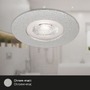 Kruhová - BRI 7046-034 3ks sada LED vestavné svítidlo, pr. 9 cm, 5 W, matný chrom - BRILONER - foto 6
