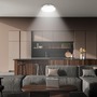 Kruhová - BRILO 3902012 Competo stropní svítidlo pr.24 cm - 12W, 1300lm, LED, neutrální bílá, matný nikl - BRILO - foto 6