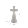Na stůl - LD 19302-40 ALWA LED stolní lampa na baterie mobilní stmívatelné dotykem IP44 vnitřní i venkovní svítidlo 2700K - JUST LIGHT - foto 6