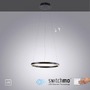 Kruhová - LD 15393-13 RITUS LED závěsné svítidlo antracit, kruhové pr.40cm, stmívatelné, Switchmo, teplá bílá krokově stmívatelné 3000K - LEUCHTEN DIREKT / JUST LIGHT - foto 6