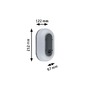 Nástěnná - P 94958 LED venkovní nástěnné svítidlo Elunor pohybové čidlo IP65 podlouhlé 122x212mm 2200 - 4000K 18,5W 230V antracit/bílá polykarbonát - PAULMANN - foto 6