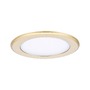 Zapuštěná - P 93124 LED vestavná nábytková svítidla 3ks sada kruhové 65mm 3x2,5W 230/12V 4000K zlatá mat - PAULMANN - foto 6