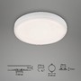 Kruhová - BRI 7062416 LED vestavné svítidlo, pr. 10 cm, 6 W, 700 lm, bílé (starý kód: BRI 7062-416) - BRILONER - foto 6