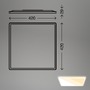 Hranatá - BRILO 7558016 CCT panel, 42 cm, 22W, 3000lm, bílé - BRILO - foto 6