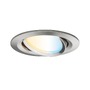 Kruhová - P 92441 LED vestavné svítidlo Nova Coin kruhové 84mm 50° měnitelná bílá 3x6W 230V kov kartáčovaný hliník - PAULMANN - foto 6