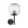 Dekorativní - P 71144 Selection Bathroom nástěnné svítidlo Ruya IP44 E14 230V max. 20W sklo/černá mat - PAULMANN - foto 6