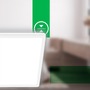 Hranatá - BRILO 7549016 Tava A LED stropní svítidlo, energetická třída A, přímé a nepřímé osvětlení, 50.000h životnost, 42x42 cm, bílé - BRILO - foto 6