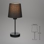 Stolní lampy dekorační - BRILO 7024015 Stolní lampa, 31,4 cm, max. 25 W, černá (starý kód: BRILO 7024-015) - BRILO - foto 6