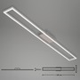 Hranatá - BRILO 3094-012 LED rám 110 cm 20W 1800lm hliník - BRILO - foto 6