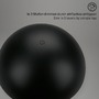 Na stůl - BRILO 7421015 LED nabíjecí stolní lampa 28 cm 2,6W 300lm černá - BRILO - foto 6