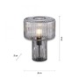 Stolní lampy dekorační - PN 4092-25 FUNGUS Svítidlo lampa kouřová 1x E27 10W výška 35cm - PAUL NEUHAUS - foto 6