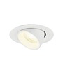 Kruhová - LA 1010075 NUMINOS® GIMBLE XS Stropní vestavné svítidlo, 4000 K, 40°, IP20, kulaté, bílé - BIG WHITE (SLV) - foto 6