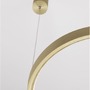 Kruhová - NV 9345615 Závěsné svítidlo PERRINE kartáčovaný zlatý hliník a akryl LED 30W 230V 3000K IP20 stmívatelné - NOVA LUCE - foto 6
