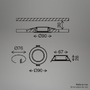 Kruhová - BRI 7992035 Jeft vestavná svítidla 76mm 3ks sada - 230V, 3W, 330lm, LED, neutrální bílá, černá - BRILONER - foto 6