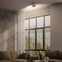 Podélná - BRILO 3953025 Tinka stropní svítidlo 78x16 cm - 18W, 2000lm, LED, teplá bílá, černá / dřevo - BRILO - foto 6