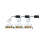 Koupelnová - P 93130 LED vestavné svítidlo 3-krokové-stmívatelné Cole Coin základní sada IP44 hranaté 88x88mm Coin 3x6W 230V stmívatelné 2700K bílá/zlatá mat - PAULMANN - foto 6