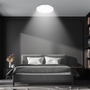 Kruhová - BRILO 3904016 Competo stropní svítidlo pr.33 cm - 22W, 2400lm, LED, neutrální bílá, bílé - BRILO - foto 6