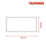 Hranatá - TF 308706TF TELEFUNKEN svítidlo LED panel 59,5 cm 36W 3900lm bílé - BRILONER - foto 6