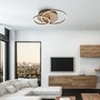 Kruhová - BRILO 3773017 LED stropní svítidlo, 40 cm, paměť, 26W, 2550lm, hnědé - BRILO - foto 6