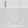 Kruhová - NV 9345603 Závěsné svítidlo TARQUIN šampaň stříbrný hliník a akryl LED 36W 230V 3000K IP20 stmívatelné - NOVA LUCE - foto 6