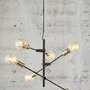 Vícečetná - NOR 48933003 Závěsné svítidlo Josefine 6x28W E27 matná černá mosaz - NORDLUX - foto 6