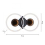 Kruhová - LD 15160-18 TUNEL LED stropní svítidlo černé s RGB efekty, CCT stmívatelné s dálkovým ovládáním RGB+3000-6500K - LEUCHTEN DIREKT / JUST LIGHT - foto 6