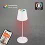 Stolní lampy dekorační - BRILO 7559016 Coloris LED stolní lampička Smart bezdrátová, ovládání přes aplikaci, stmívatelné, bílé - BRILO - foto 6