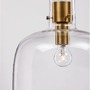 Koule - NV 9236630 Závěsné svítidlo CINZIA čiré sklo bílý kabel mosazný zlatý kov E27 1x12W 230V IP20 bez žárovky - NOVA LUCE - foto 6