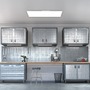 Hranatá - BRILO 7189016 Svítidlo LED panel s čidlem, 119,5 cm, 4100 lm, 38 W, bílé (starý kód: BRILO 7189-016) - BRILO - foto 6